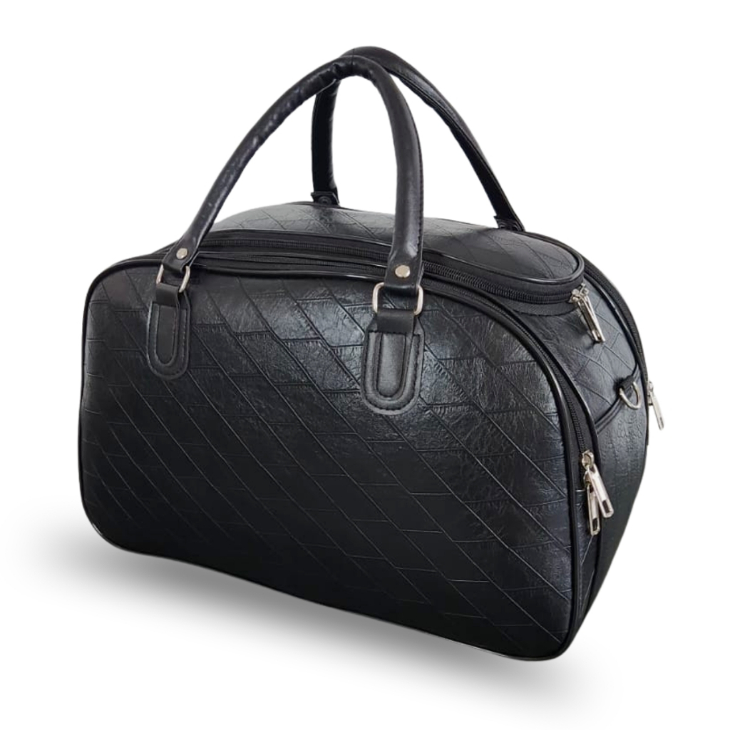 Mala de Mão Grande Bolsa de Viagem Couro Ecológico Espaçosa