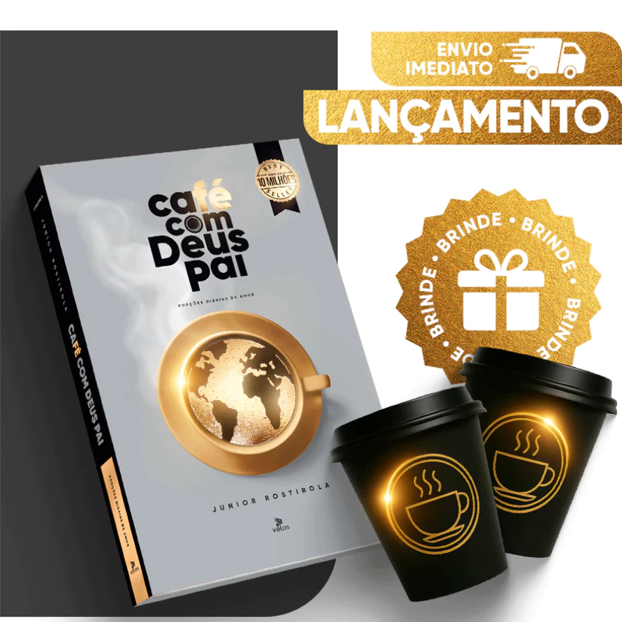 Café com Deus Pai 2026 + 2 Copos em Oferta na Shopee