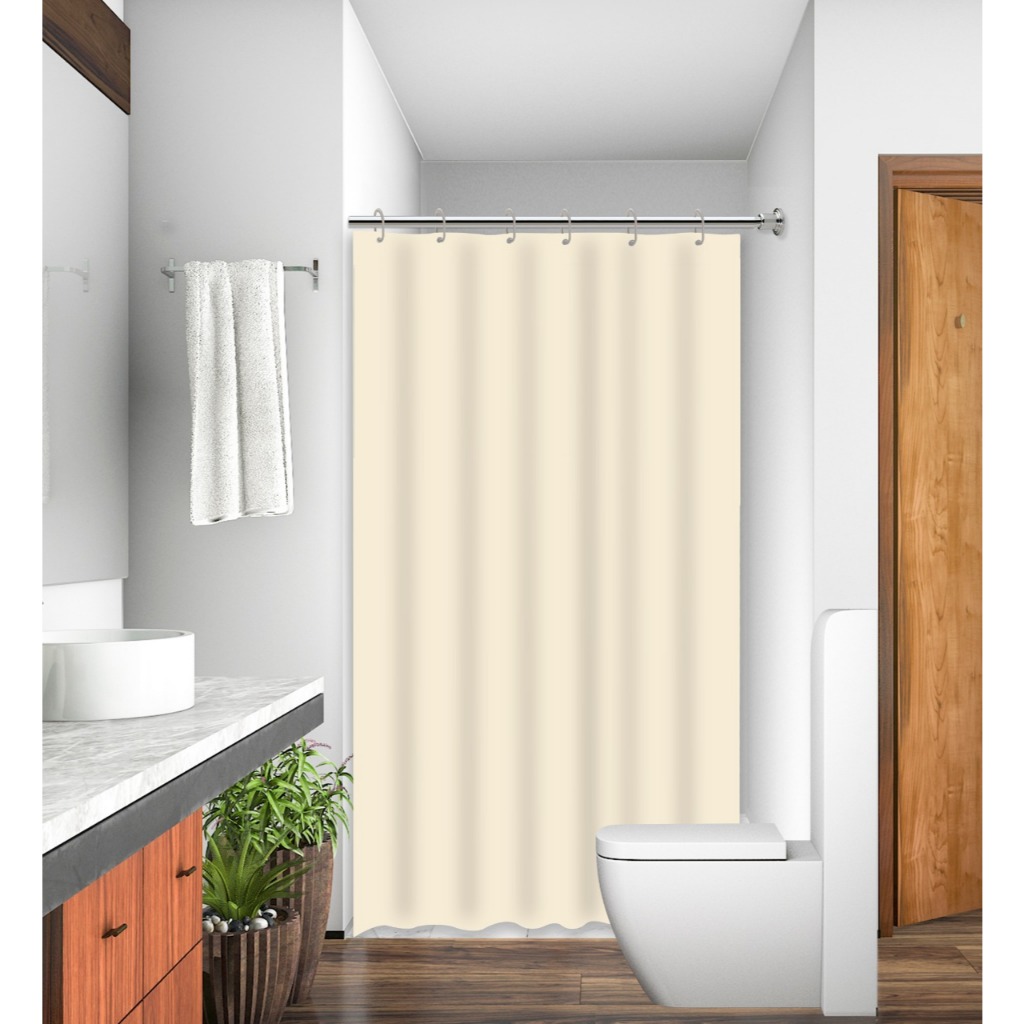 Cortina Para Box de Banheiro Impermeável Antimofo 138x198cm  Moderna Resistente