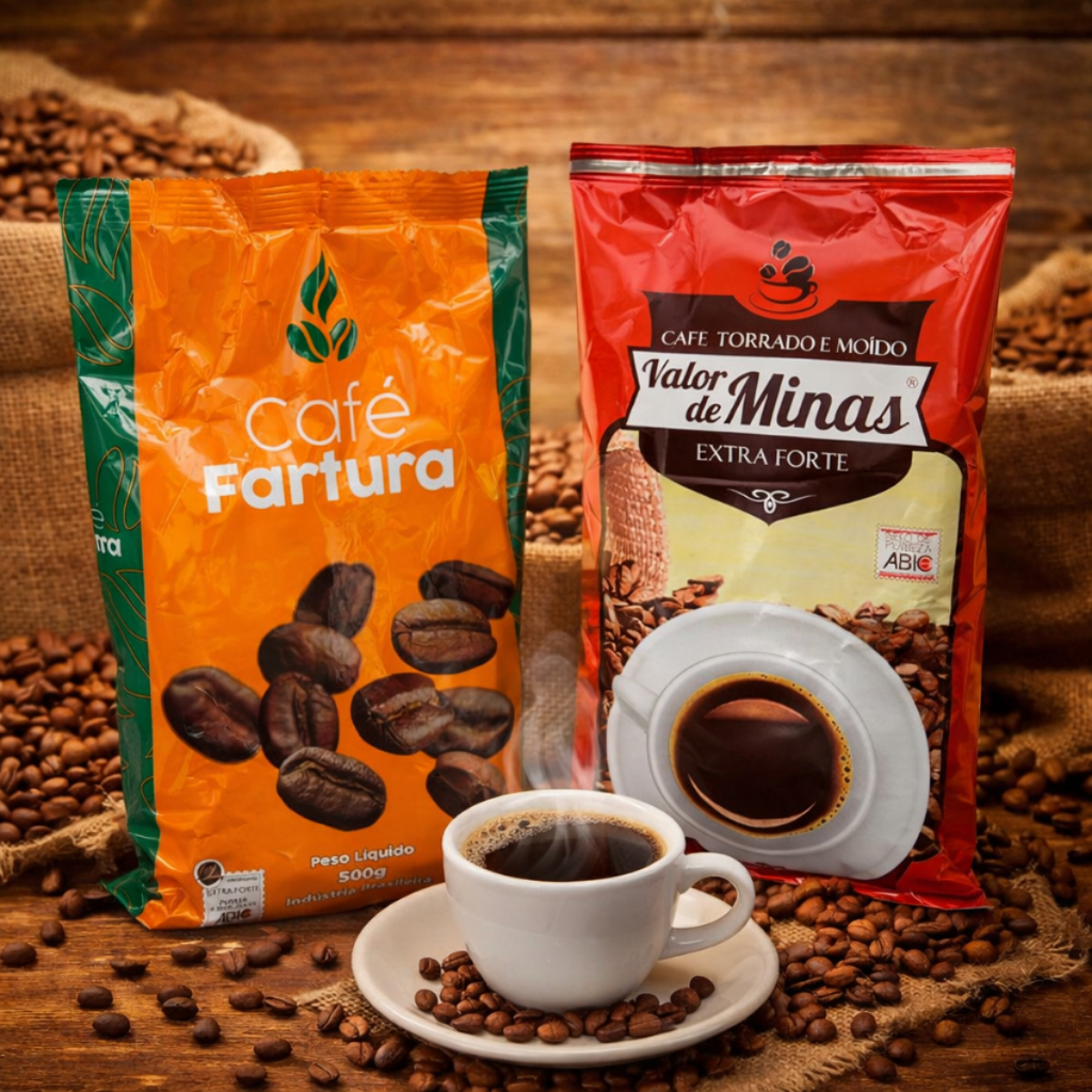 Café Torrado Moído Valor de Minas Fartura Pacote 500 Gramas Promoção Imperdível em Oferta na Shopee