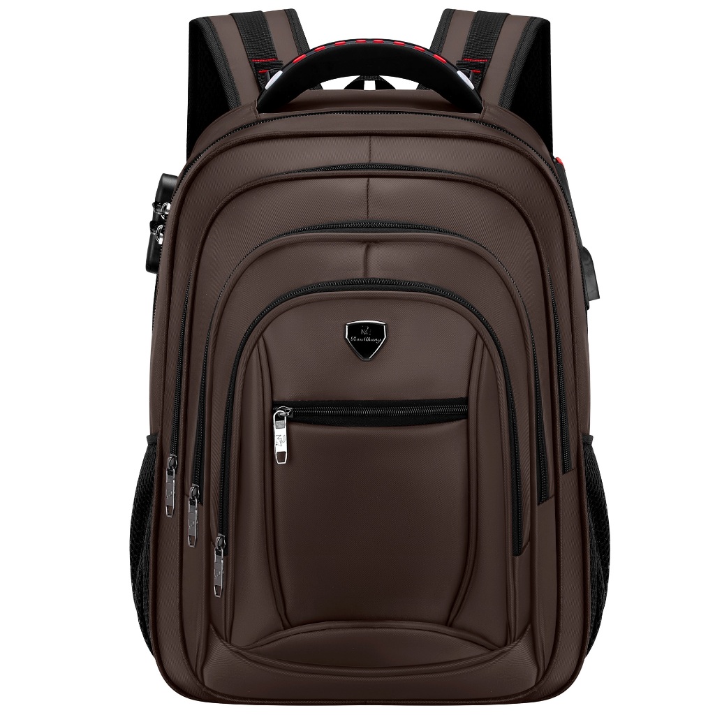 Mochila Grande Unissex Antifurto com Cadeado, Impermeável, Porta USB, Para Notebook 15.6”, Viagem e Trabalho em Oferta na Shopee