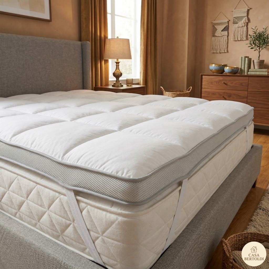 Pillow Top Cama Colchão Solteiro Casal Queen King La Plume Plus 6cm Elástico Branco Macio Grosso