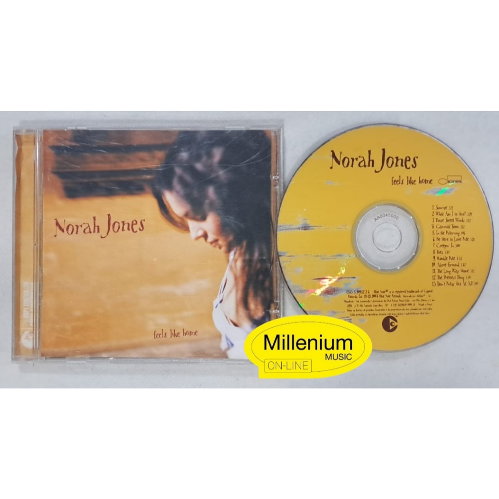 CD Norah Jones  Feels Like Home 2004 Original Gravadora Colecionador Ótimo Estado