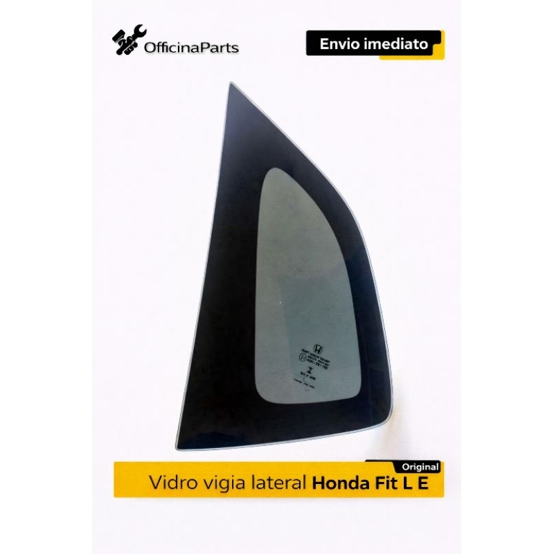 Vidro Vigia Lateral Esquerdo Honda Fit 2015 a 2020 / WR-V 2018 a 2021 43R-001150 - Original