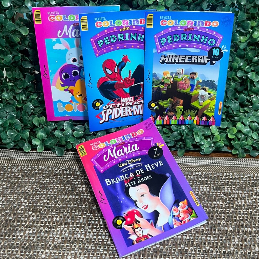 Livrinho de colorir  personalizada/ lembrancinha Qualquer tema/Lembrancinha de aniversario