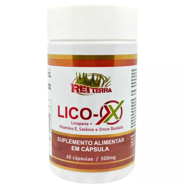 Lico-X Rei Terra Licopeno + Vitamina E + Selênio e Zinco Quelato
