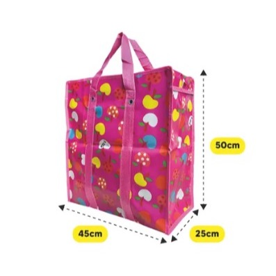 Sacola com Alça Super Resistente – Reutilizável, Ideal para Compras, Mercado e Uso Diário