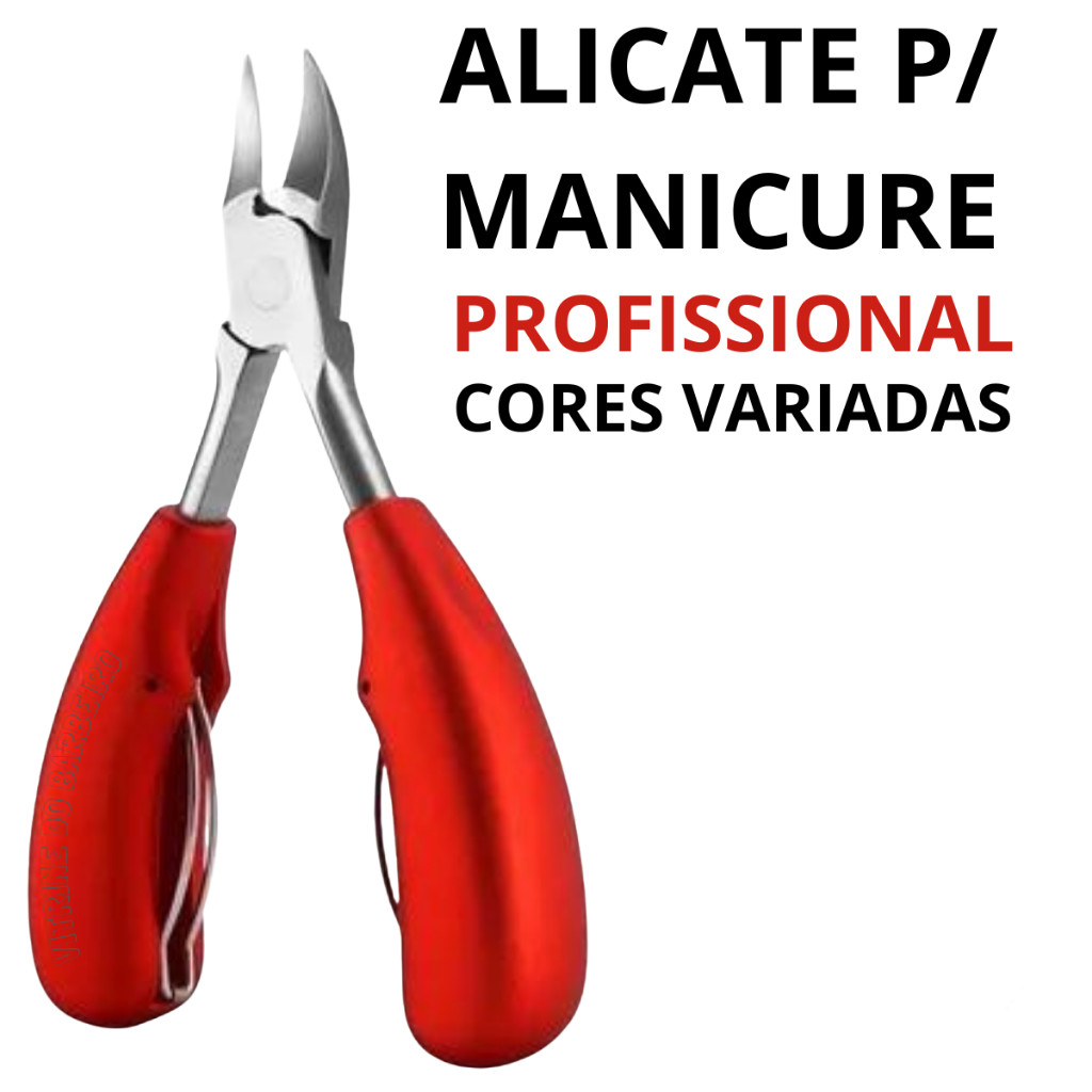 Alicate Cortador De Unha Aço Inox Profissional Para Podólogo