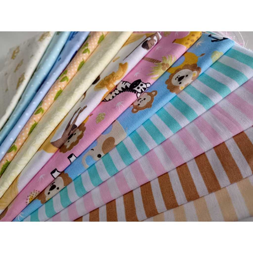 Tricoline 100% Algodão Estampado- 1mt comprimento x 1,50mt largura