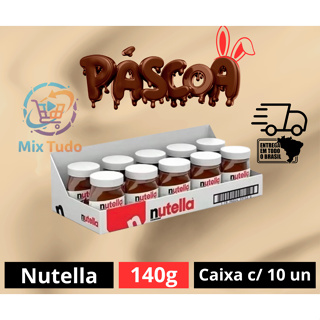 Kit 10 un Caixa Nutella Creme de Avela Ferrero 140g Pascoa Atacado em Oferta na Shopee