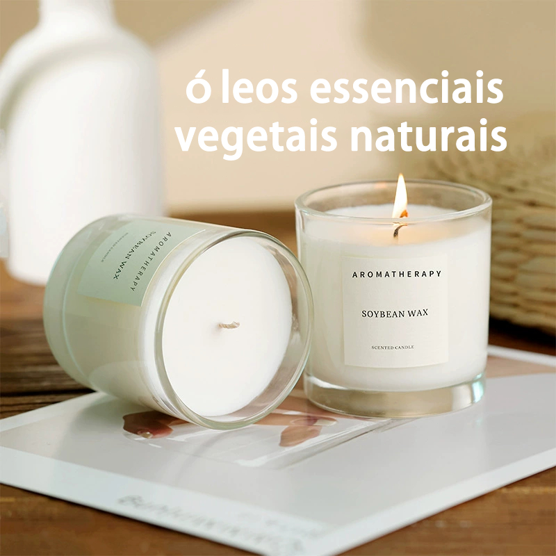Vela Aromática Artesanal 80g - Com Especiarias Velas Aromáticas Perfumada Decorativas em Oferta na Shopee