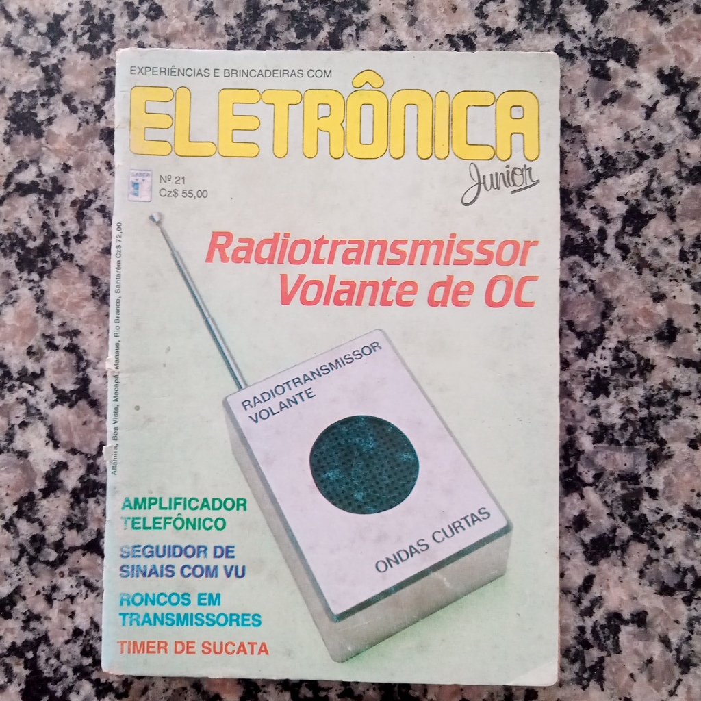 Revista Eletrônica Junior Radiotransmissor Volante De Oc