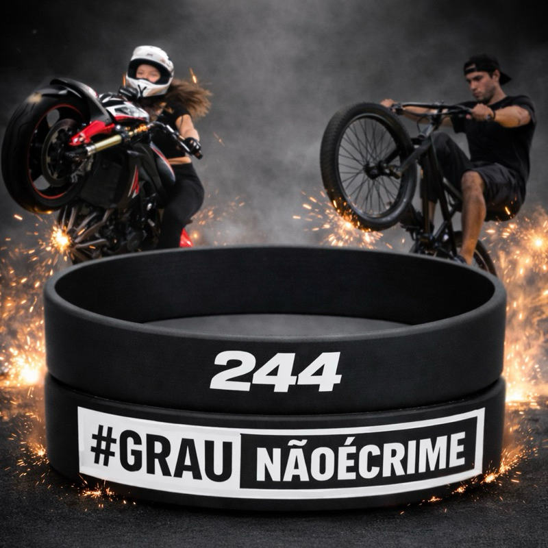 Pulseira de Silicone do Grau 244 Moto e Bike Gios, Hupi Naja, Absolute, Vikingx, Pulseira Maxxis Hookworm, Perifa, Hupi