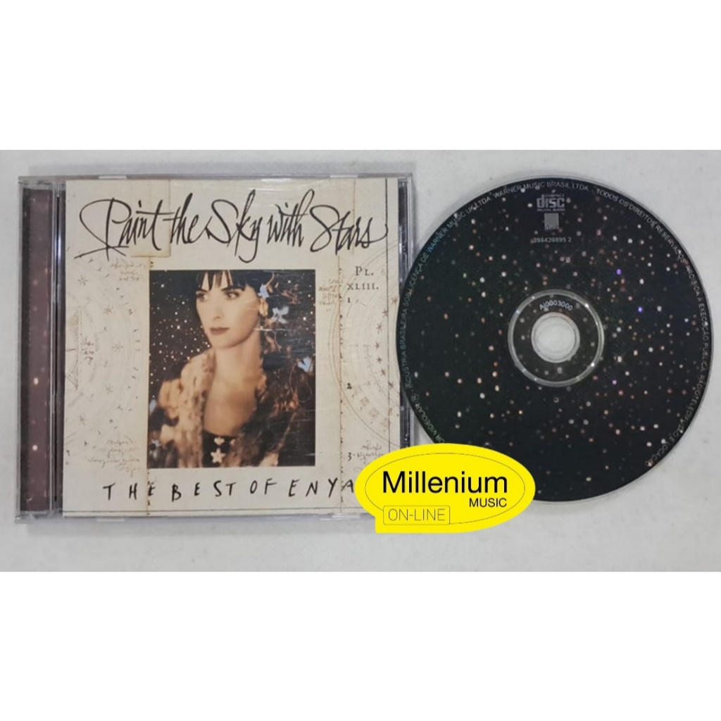 CD Enya Paint The Sky With Stars  The Best Of Enya 1997 Original Gravadora Colecionador Ótimo Estado