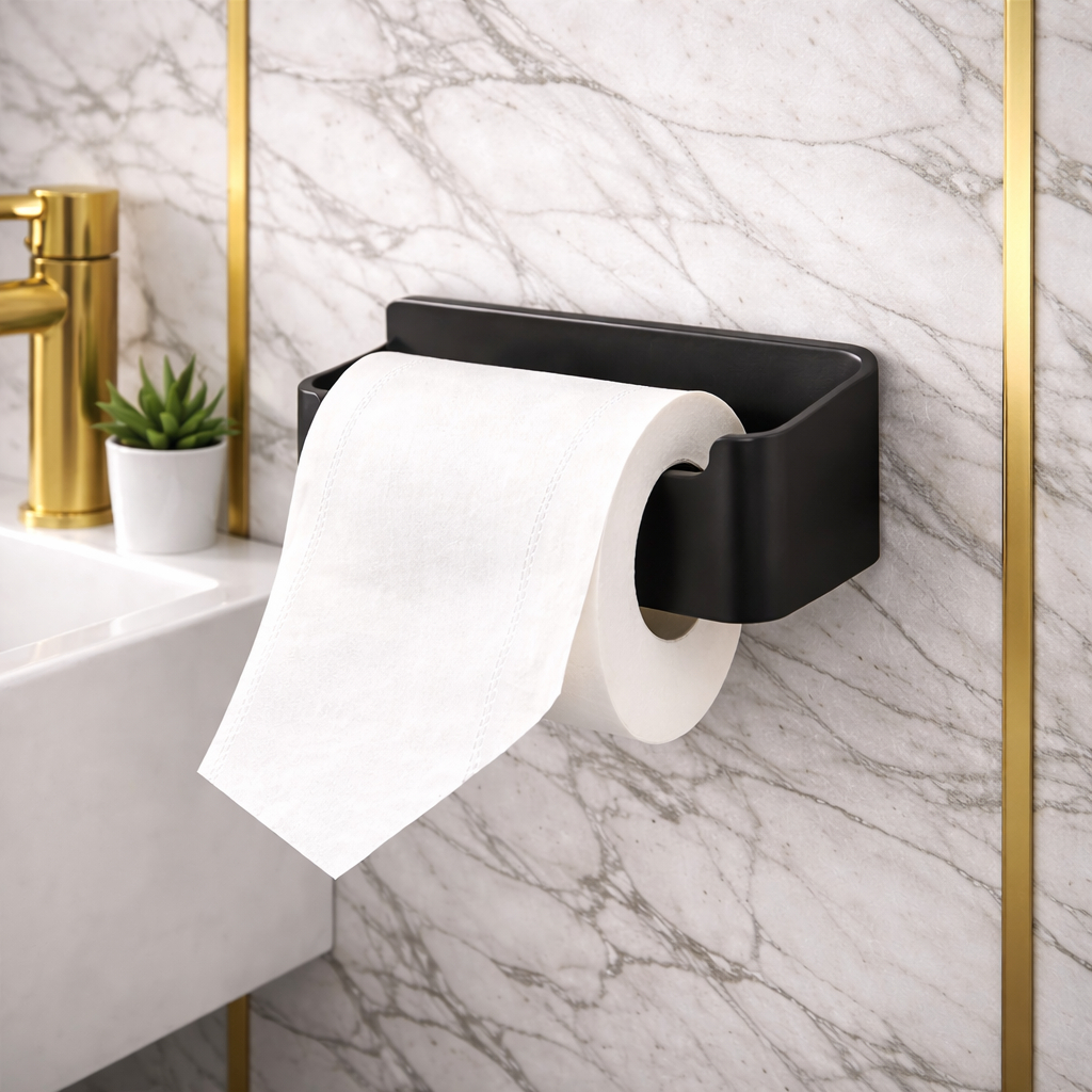 suporte de papel higiênico moderno de parede porta Higiênico Simples Suporte Parede Armário Banheiro