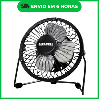Mini Ventilador De Mesa USB Portátil | Alfacell em Oferta na Shopee