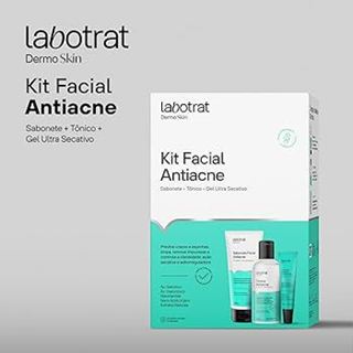 Kit Antiacne Skin Care Dermoskin Labotrat 3 Produtos Rosto 215ml em Oferta na Shopee