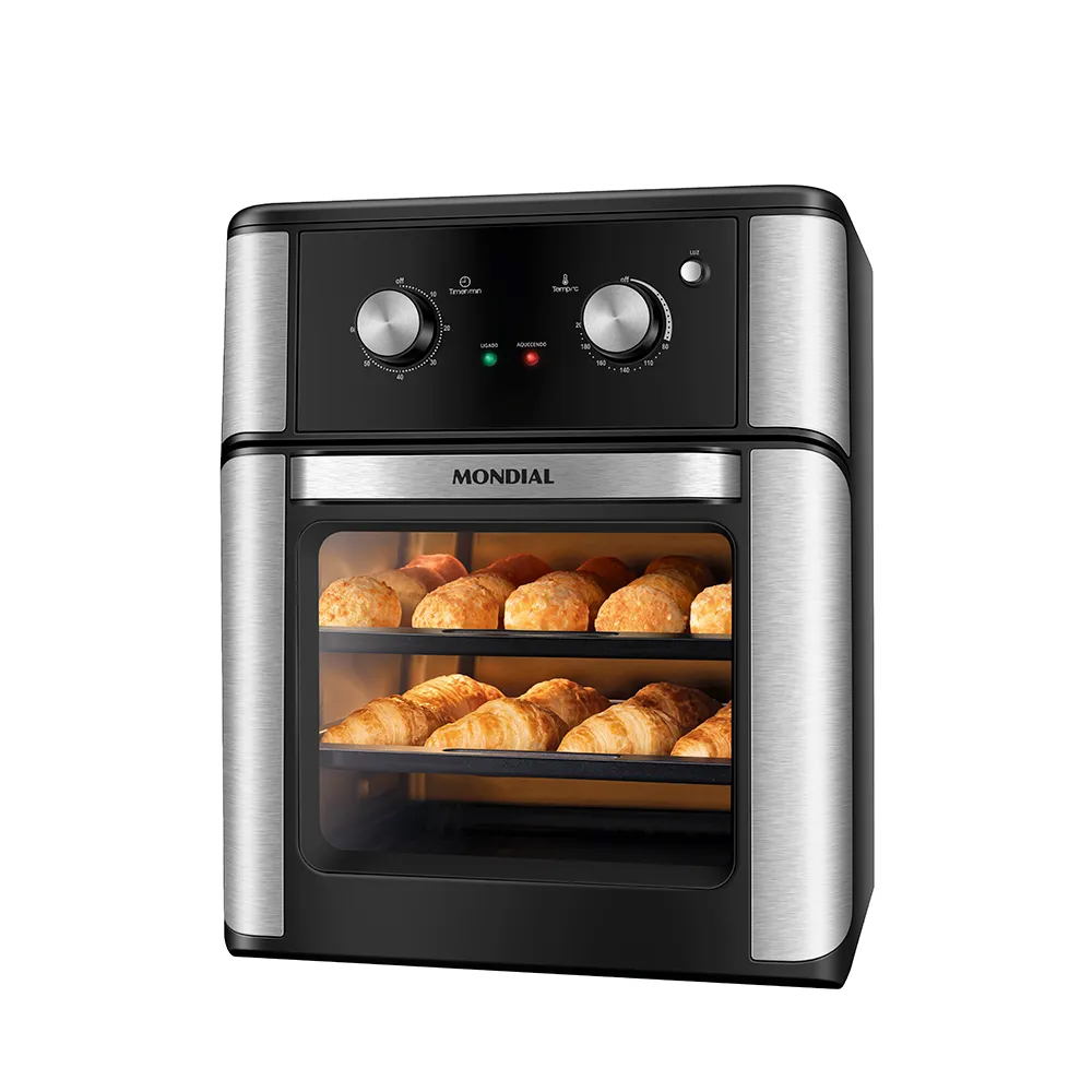 Fritadeira Air Fryer Forno 12L Mondial AFON-12L-AB 2000W 110V Preta Sem Óleo