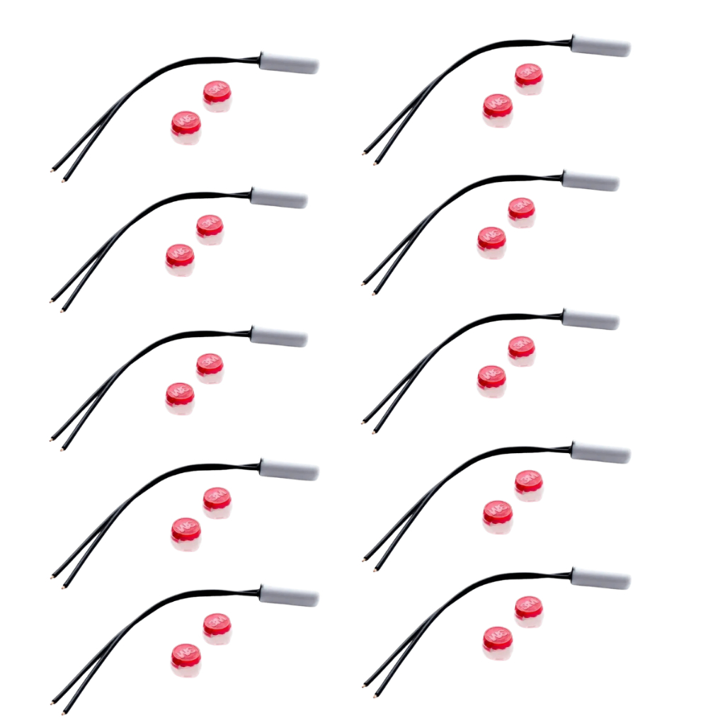 Kit C/10 Sensor Degelo Temperatura 2,7k Original Geladeira Brastemp Consul Original