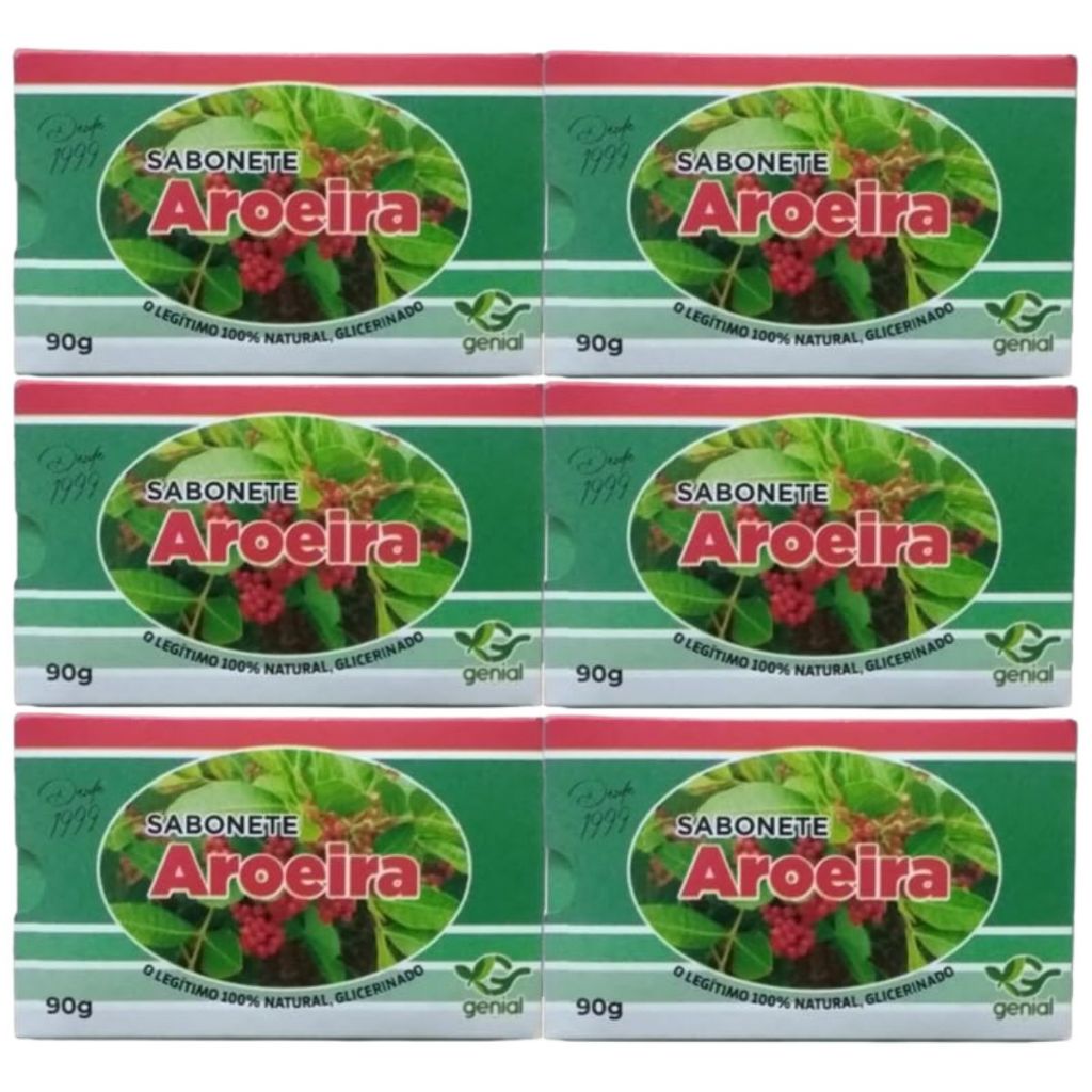 Box C/12 Sabonete em Barra Aroeira Genial em Oferta na Shopee
