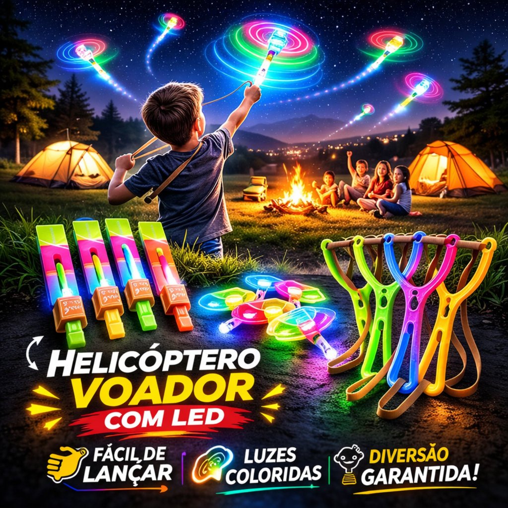 Kit 5-30PCS Avatar Voador De Led Com Estilingue Foguete Helicóptero Brinquedo de Criança