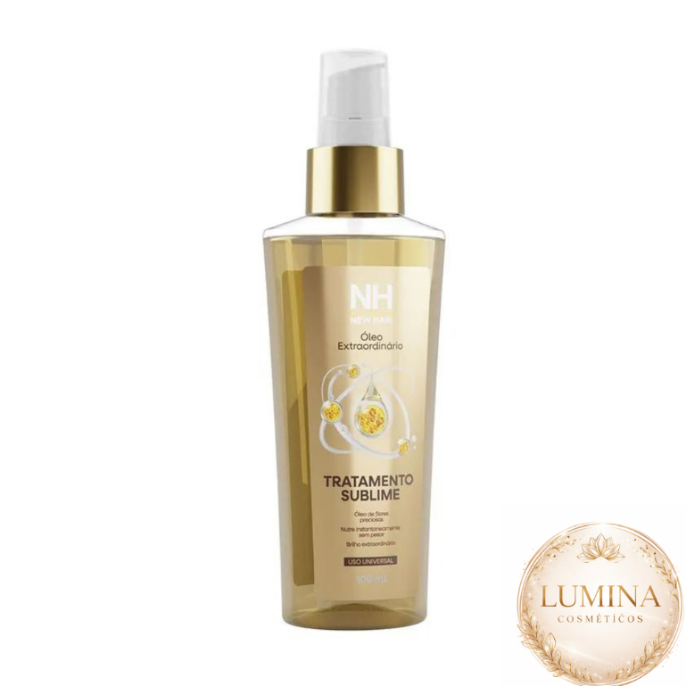 Óleo Extraordinário BELKIT NEW HAIR 100ml Tratamento Sublime Nutre Finaliza Cabelo Salão Hidratante