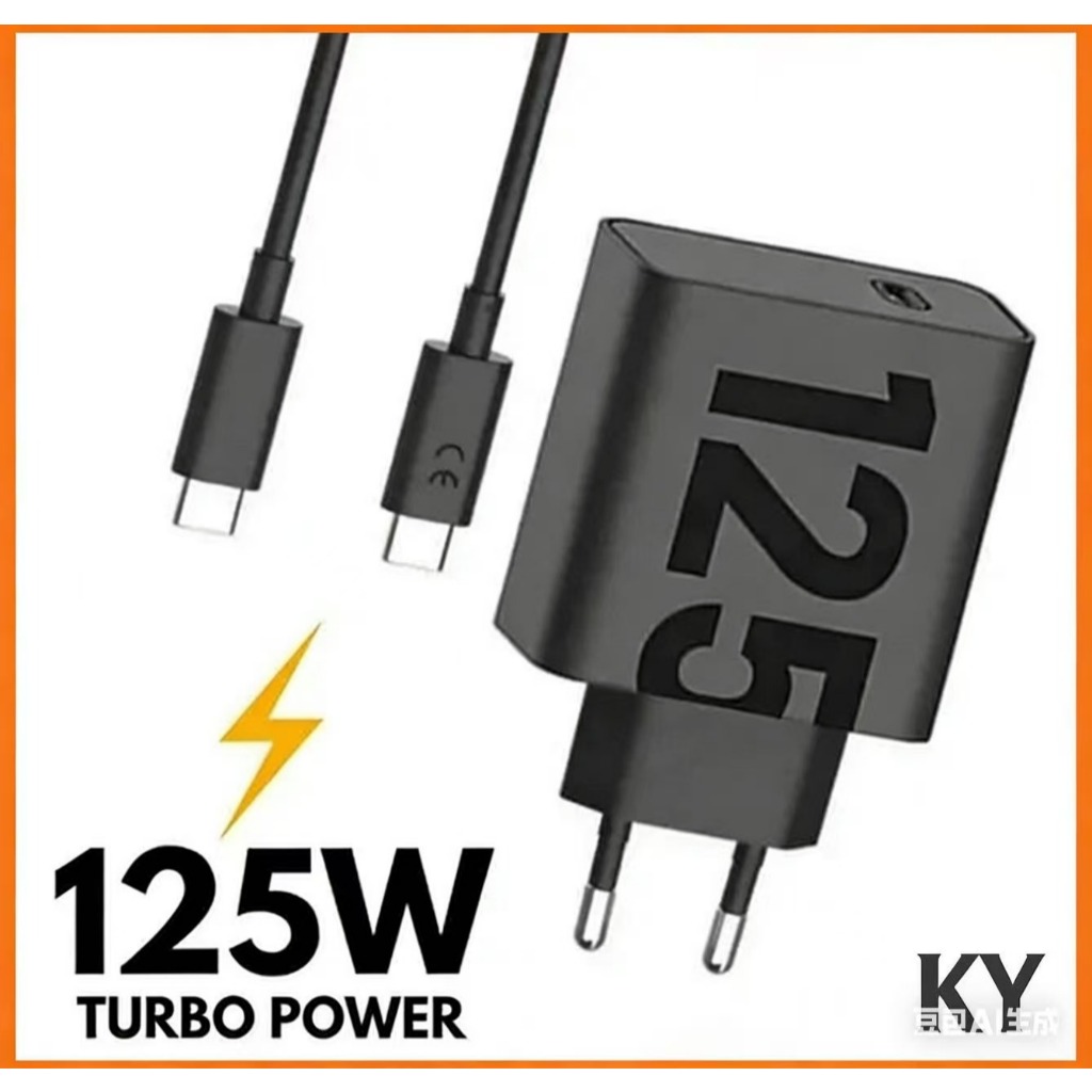 Cabo e Carregador Universal Turbo 125W Duo - Cabo USB Tipo C - Ate 12x Mais Rápido em Oferta na Shopee