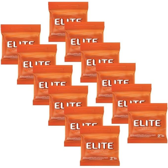 Preservativos Elite Lubrificado - Blowtex com 36 unidades