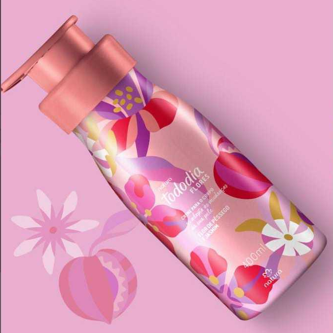 Creme Hidratante corporal Natura tododia 400ml Fragrâncias