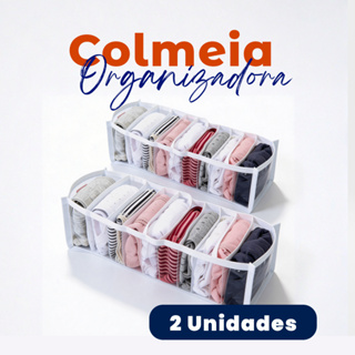 2 Colmeias Organizadoras Dobráveis de Armário e Gaveta para Cuecas, Calcinhas, Meias, Body em Oferta na Shopee