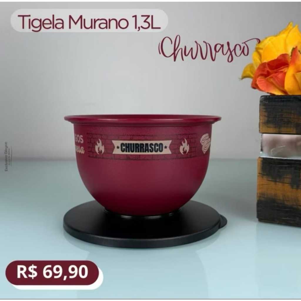 Tupperware Tigela Murano Sabor Na Brasa 1,3 Litro