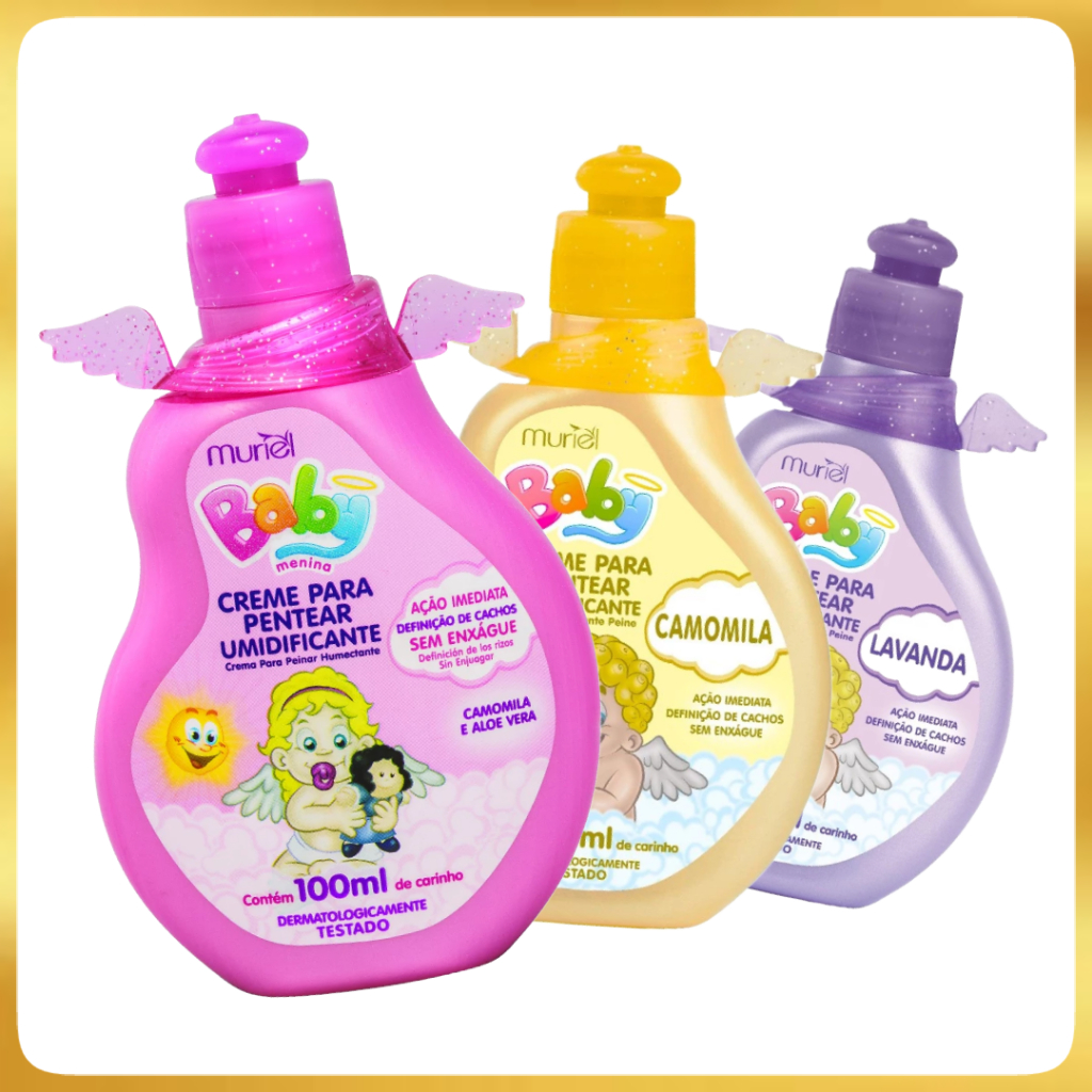 Creme Pentear Umificante Bebê Baby Muriel 100ml em Oferta na Shopee