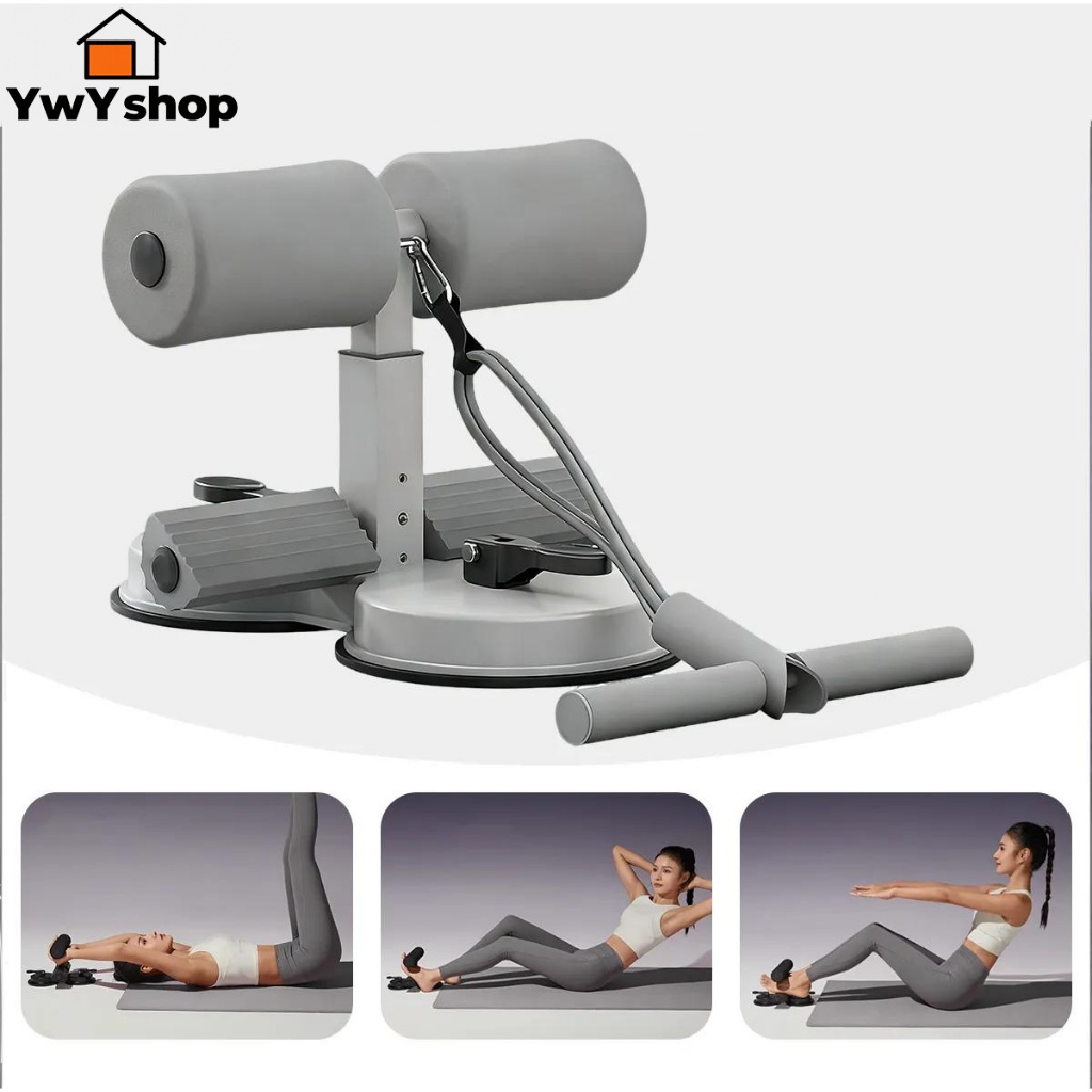 Suporte Abdominal com Ventosa Ajustável – Fitness Unissex | Treino em Casa Prático e Seguro V2