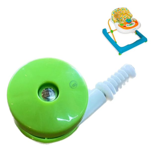 Roda Dianteira Andador Buggy Voyage Rodinha Infantil Pneu Verde