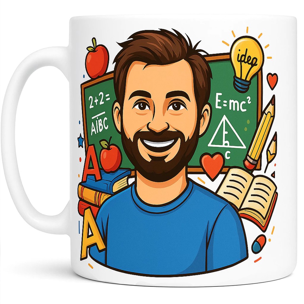 Caneca Personalizada com Caricatura – Profissão, Casal, Família ou Hobby | Presente Criativo em Oferta na Shopee