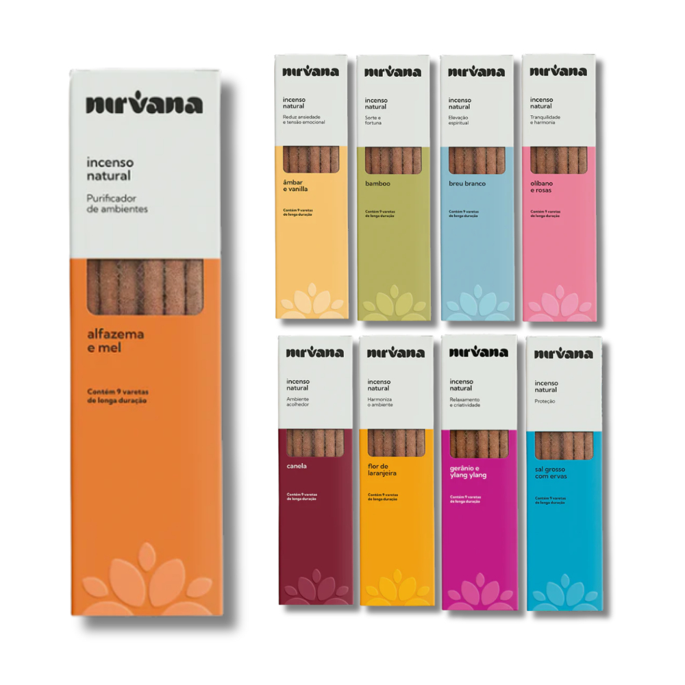 Imagem Incenso Natural Nirvana 100% Natural De Longa Duração Palo Santo Natural
