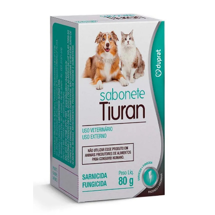 TIURAN SABONETE SARNICIDA E FUNGICIDA - DUPRAT USO VET