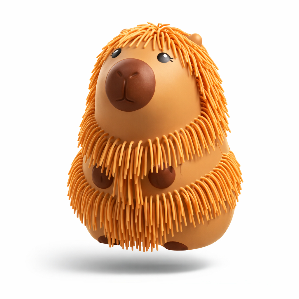 Capivara Inflável Linda Macia e Fofa de Silicone que Brilha no Escuro  Brinquedo Squishy, Anti-Stress Sensorial, Autista