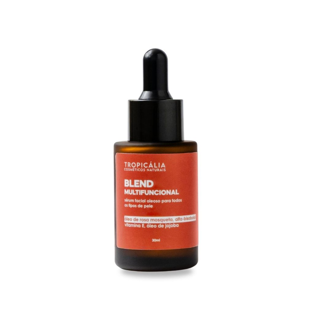 Óleo Facial Clareador De Manchas e Anti-idade com Rosa Mosqueta - Tropicália Cosméticos 30mL