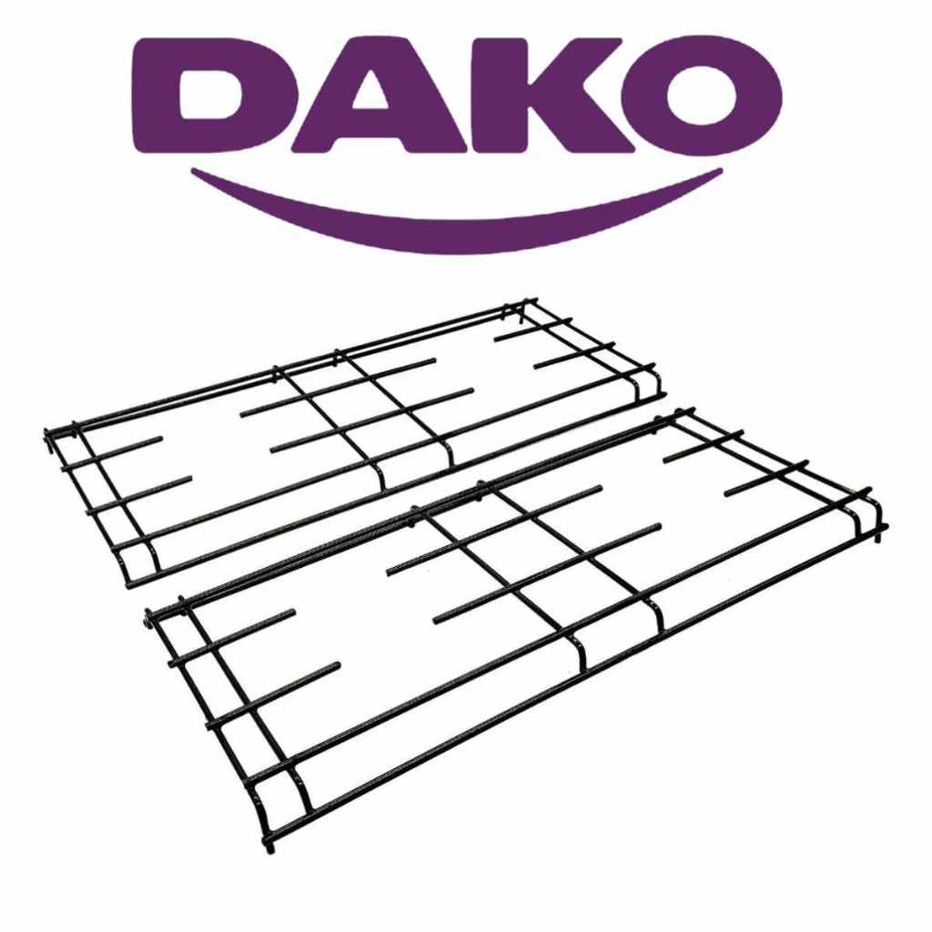 KIT 2 GRELHAS PARA FOGÃO DAKO GOL E Magister Plus COM PINO 4 BOCAS ( PARALELAS AS ORIGINAIS)