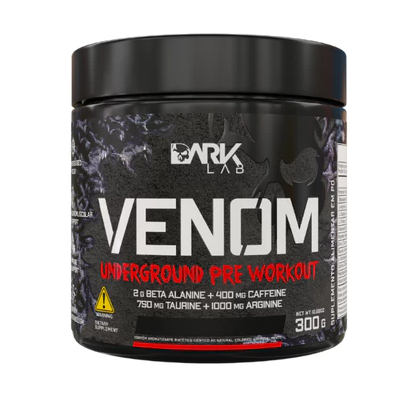 Pré Treino Venom Underground Pre Workout 300g Dark Lab