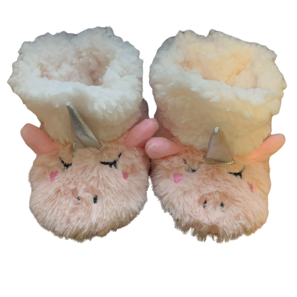 Pantufa Infantil Bebê Menina Criança Colorida Unicórnio e Ursinho 0-12 e 12-24 Cores Aleatórias em Oferta na Shopee