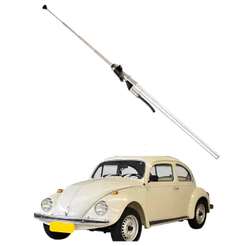 Antena Cromada Radio Fusca Gol Parati Saveiro Giii G3