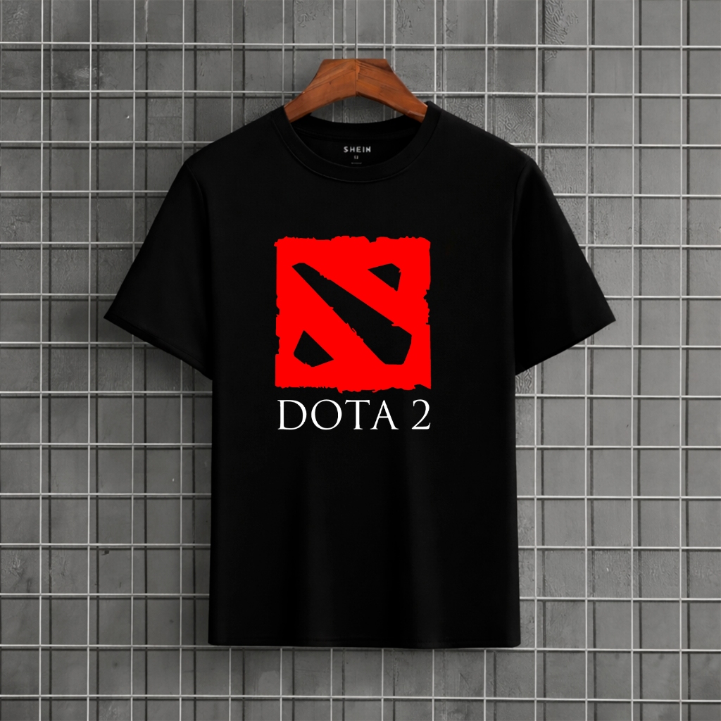 Camiseta Dota 2 Estampada Algodão Lisa Academia Casual Unissex Trabalho Original