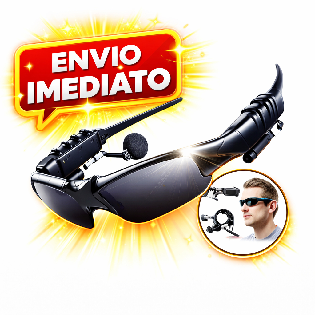 Óculos De Sol Mp3 Dobrável Polarizado Bluetooth Com Fone de Ouvido Com Microfone Proteção UV Diversos Esportes