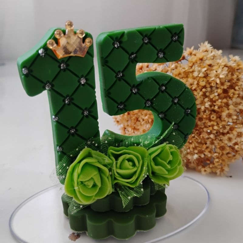 Vela 15 anos de Biscuit/Vela Debutante/Vela biscuit