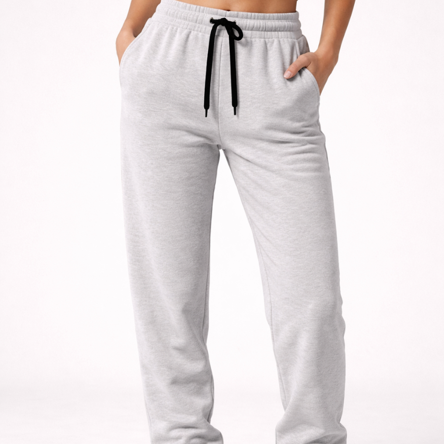 Calça Moletom Feminina Lisa 100% Algodão tecido Reforçado Estilo e Conforto Inverno 2026