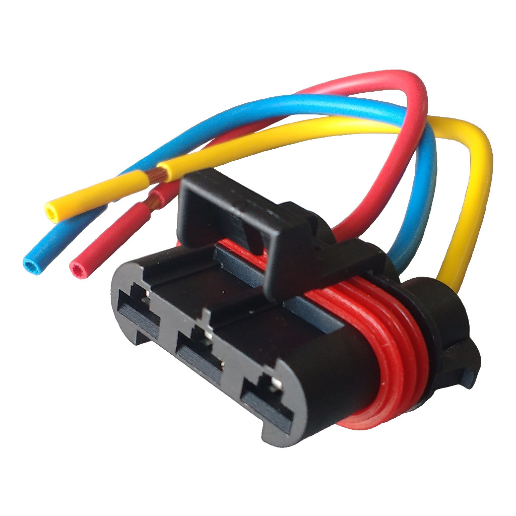 Conector Chicote P/ Ventoinha E Resistêcia Radiador Astra Blazer S10 Vectra Zafira