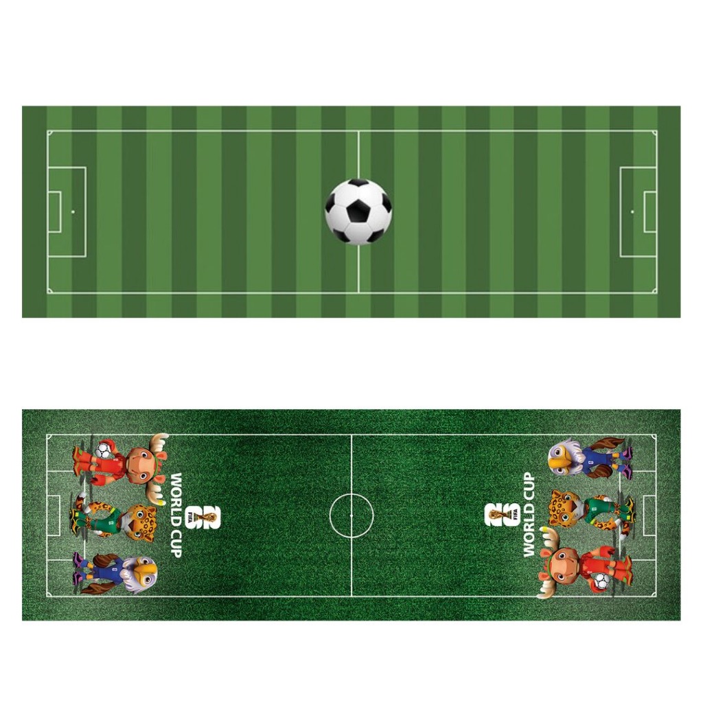 Trilho de Mesa estampa Campo de Futebol e Copa 2026