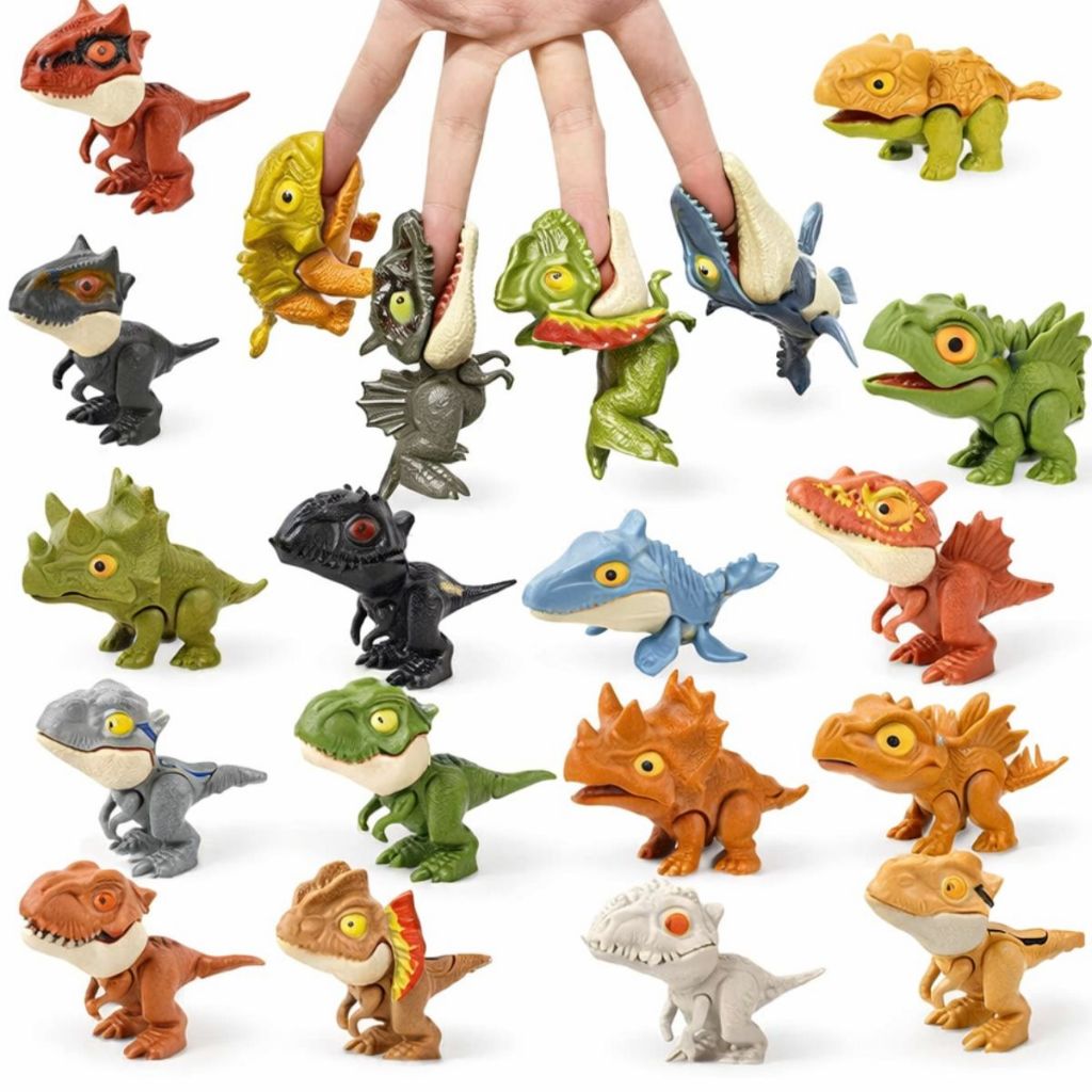 Dinossauro De Dedo Modelo Brinquedo Mãos Interativas Tiranossauro Rex Criatividade em Oferta na Shopee